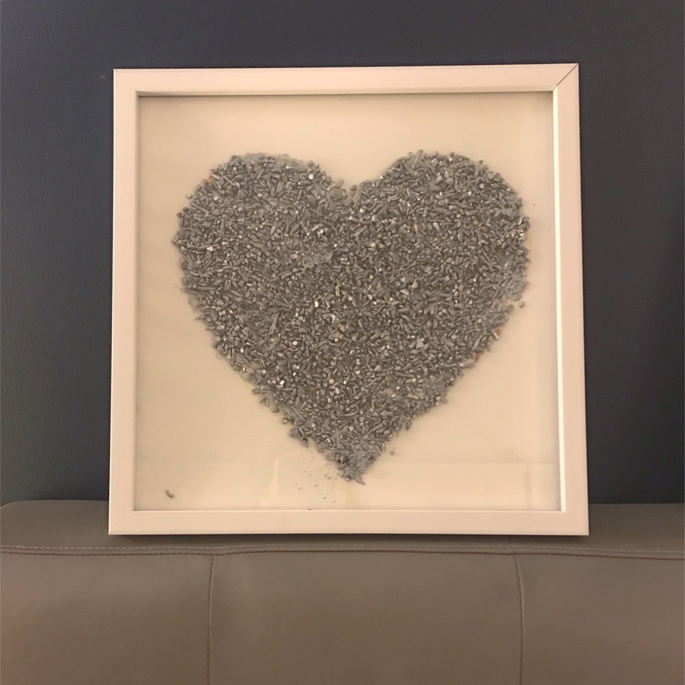 Metal shard painting